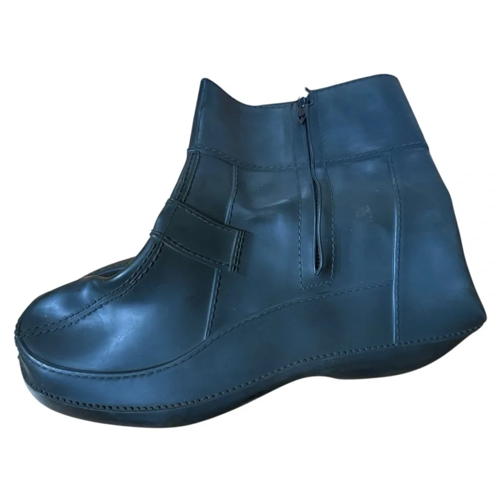 Tingley Vintage Ankle Rubber Overshoe Boots Women’s Size Small Black Made In USA